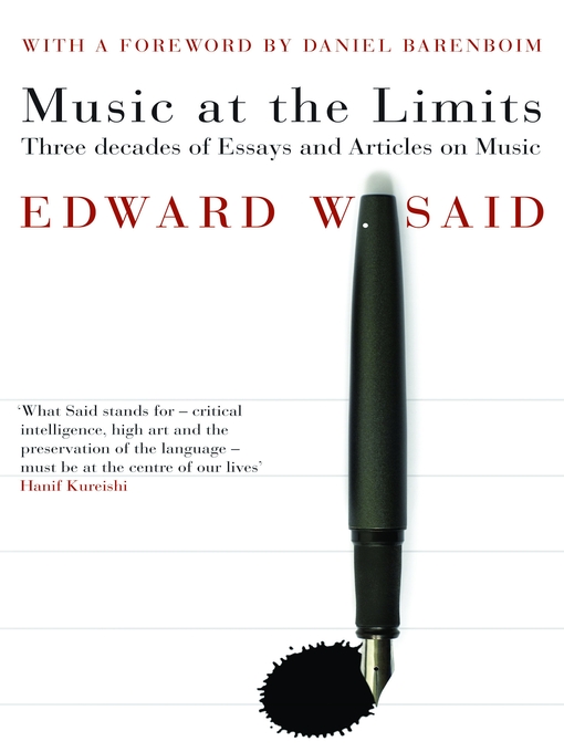 Title details for Music at the Limits by Edward Said - Available